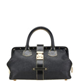ルイ ヴィトン スハリ アンジェニューPM ハンドバッグ M91805 ブラック レザー レディース LOUIS VUITTON 【中古】